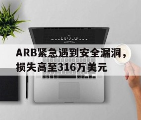 九游体育-ARB紧急遇到安全漏洞，损失高至316万美元